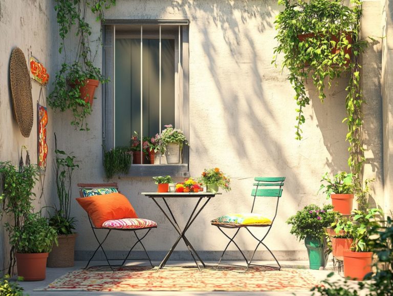 Outdoor Furniture Solutions for Small Courtyards