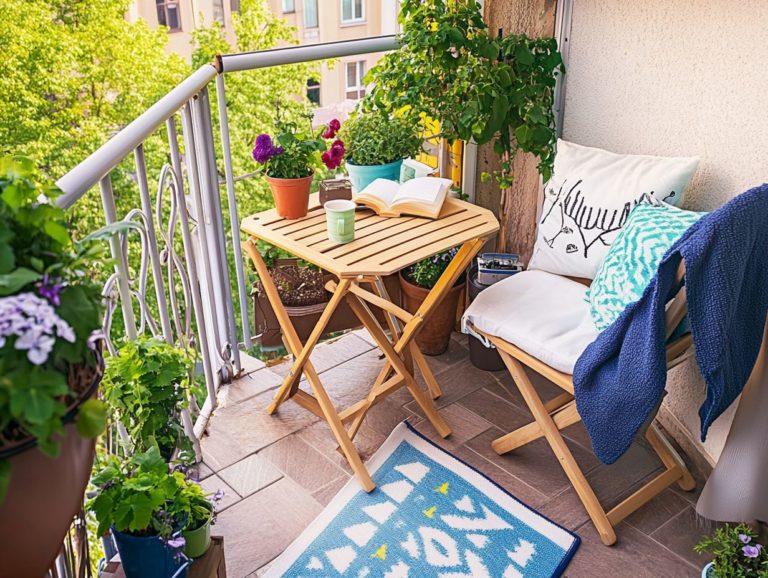 Portable Outdoor Furniture Ideas for Tiny Spaces