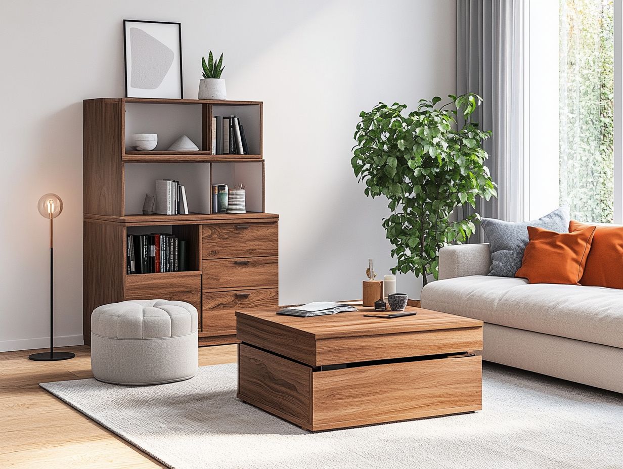 Hidden storage furniture is becoming popular