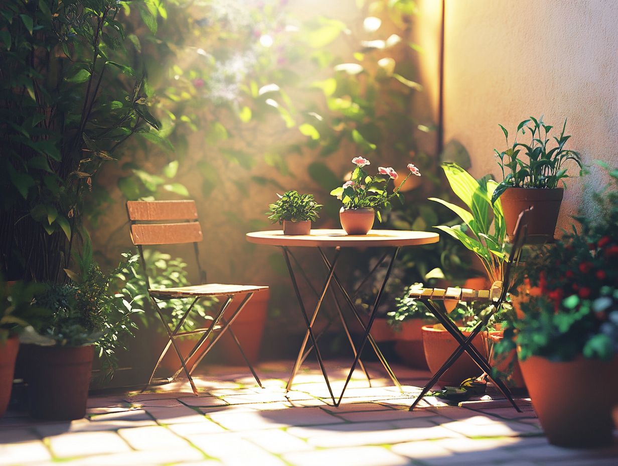 A beautifully designed built-in bench seating in a garden