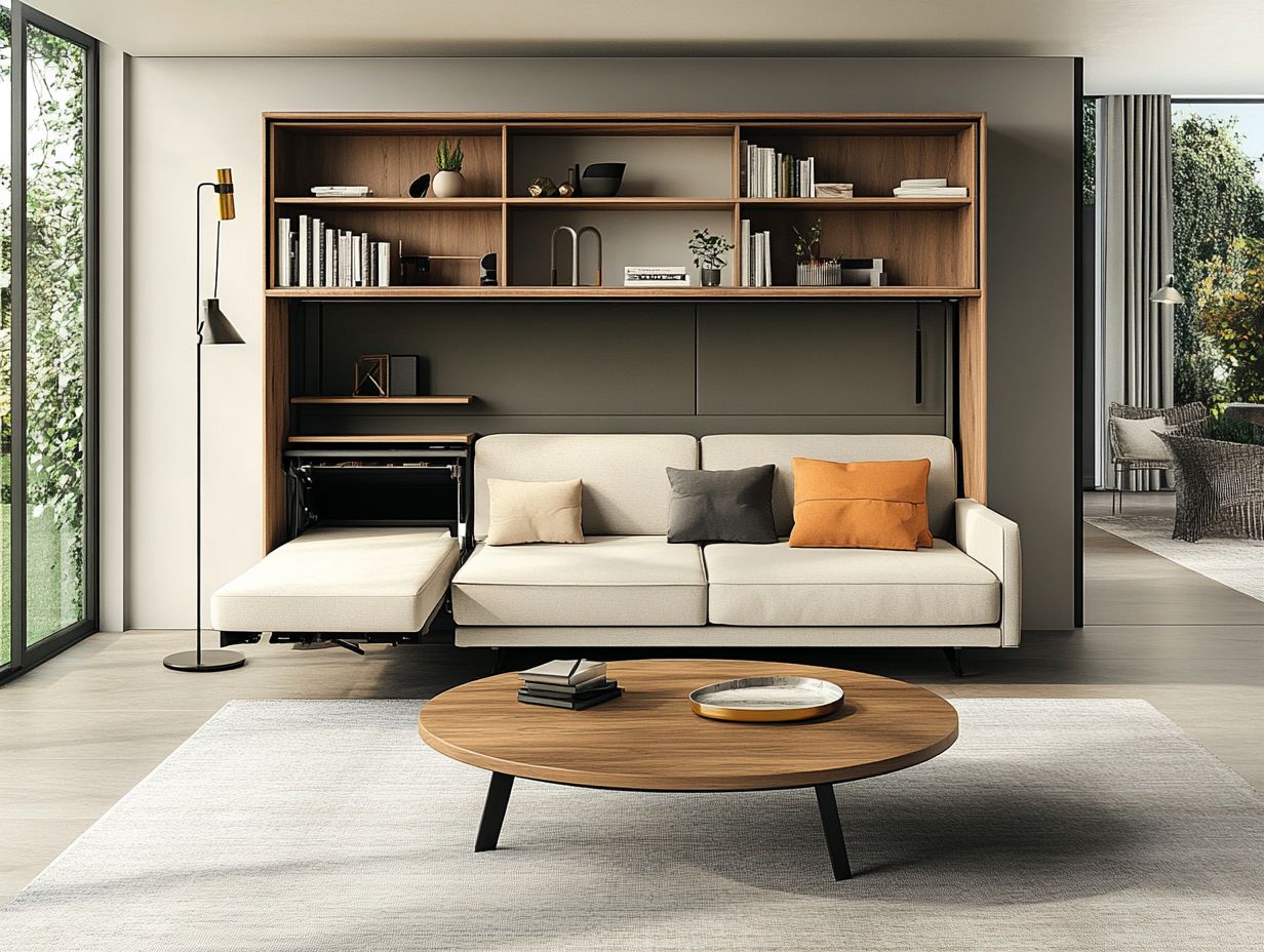 Why are multi-functional furniture trends becoming popular?