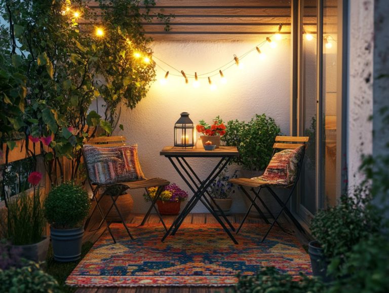 Tips for Styling a Tiny Outdoor Space