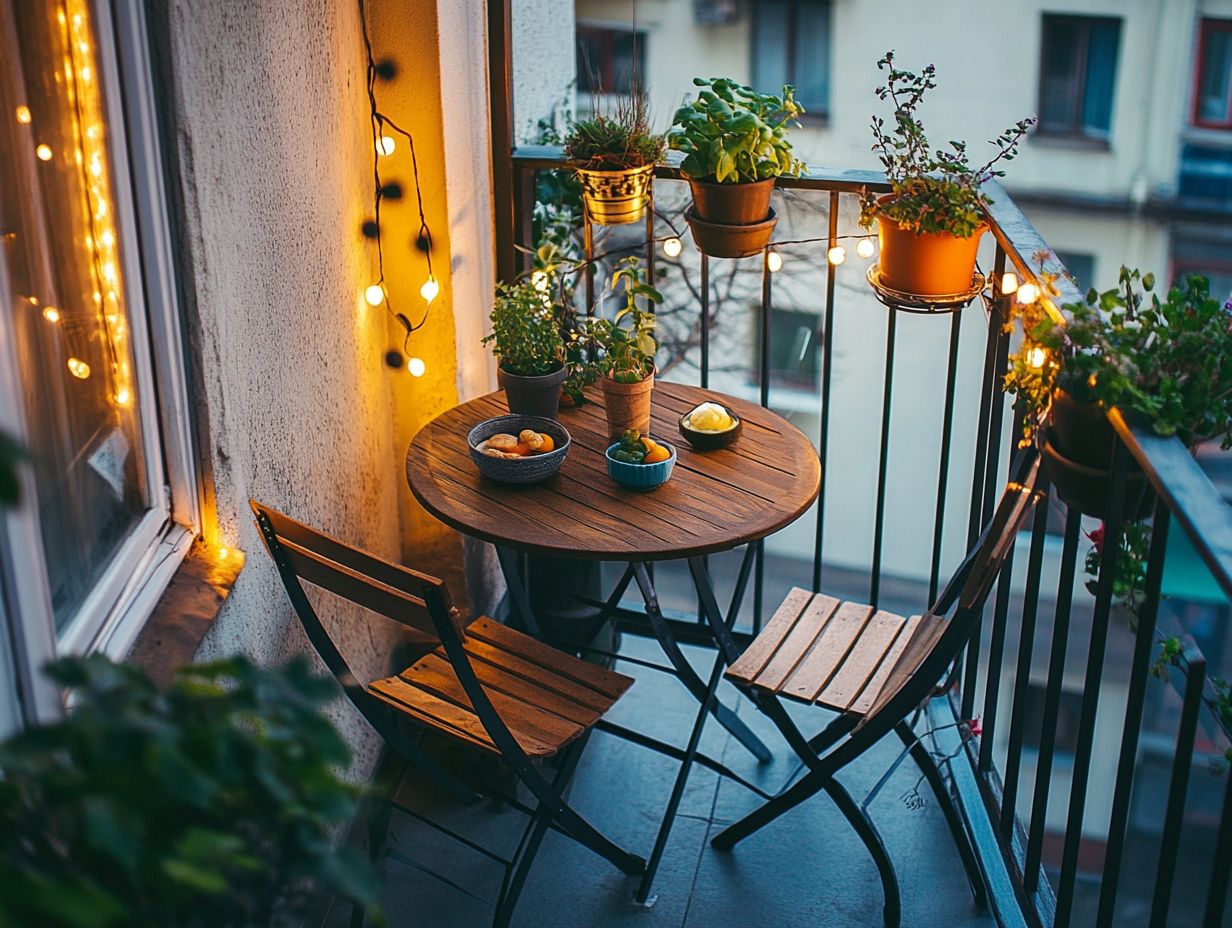 Transform your outdoor area using vertical space to create a cozy atmosphere