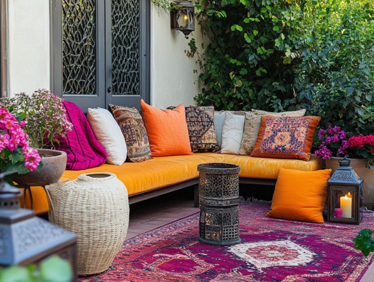 Trendy Accessories to Enhance Outdoor Furniture