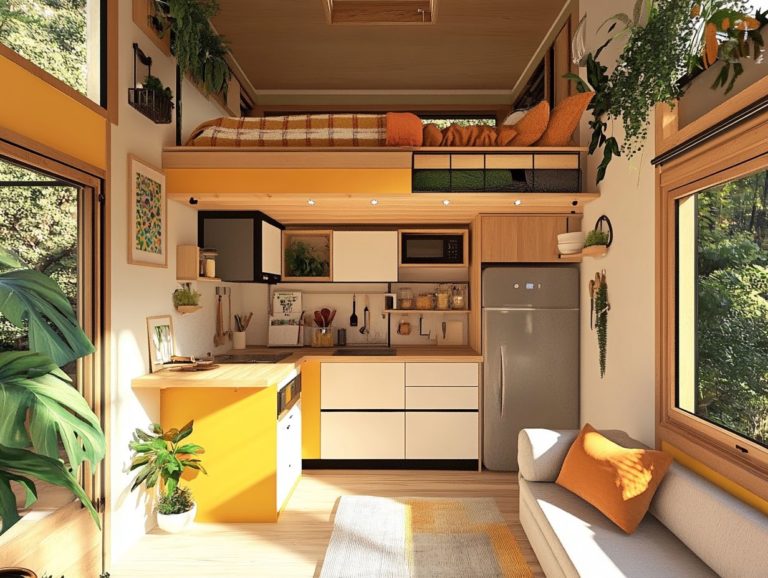 Utilizing Color to Define Spaces in Tiny Houses