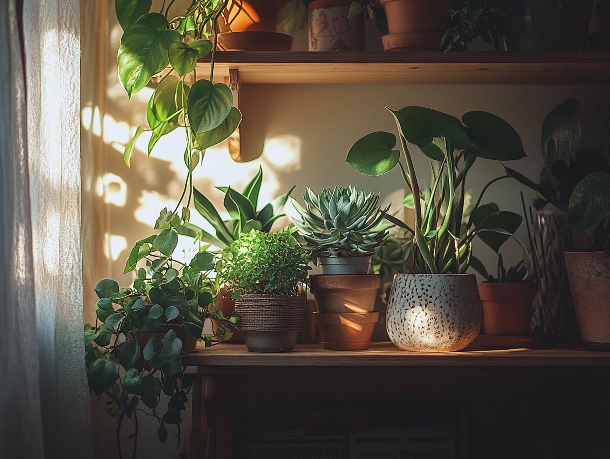 Creative DIY planters made from recycled materials.