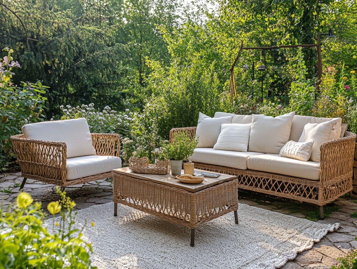 Stylish Wicker Furniture for Outdoor Living