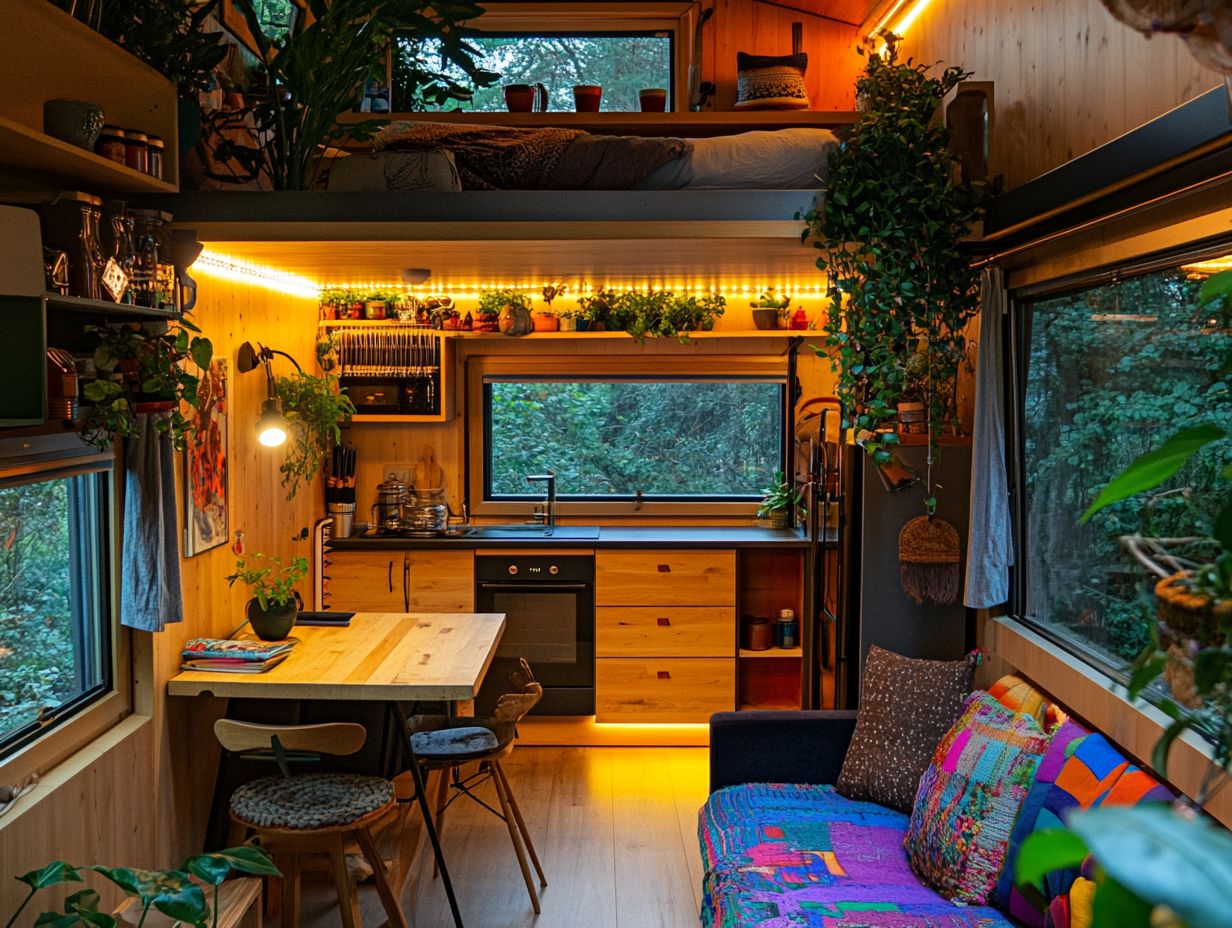 Innovative furniture designs to maximize space in tiny homes