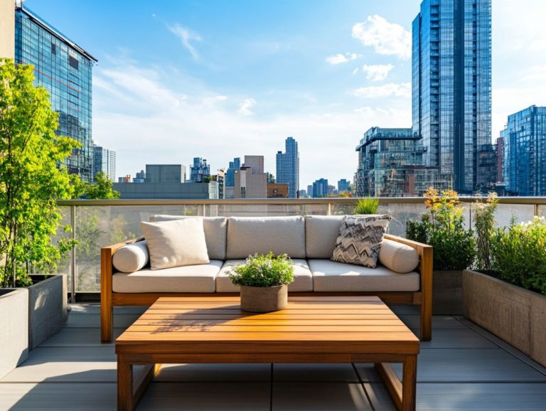 What Is the Best Furniture for Rooftop Terraces?