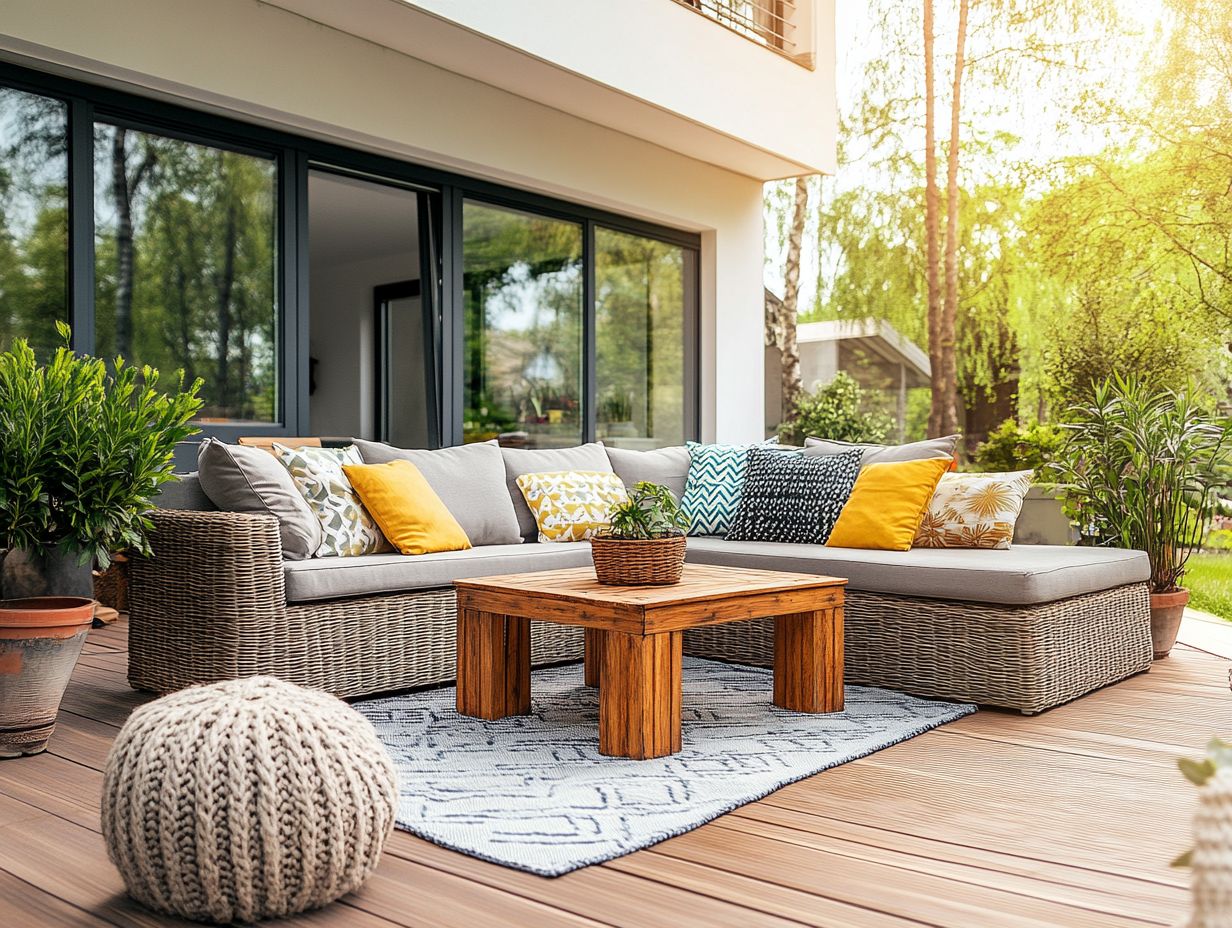 How do I choose the right outdoor furniture?