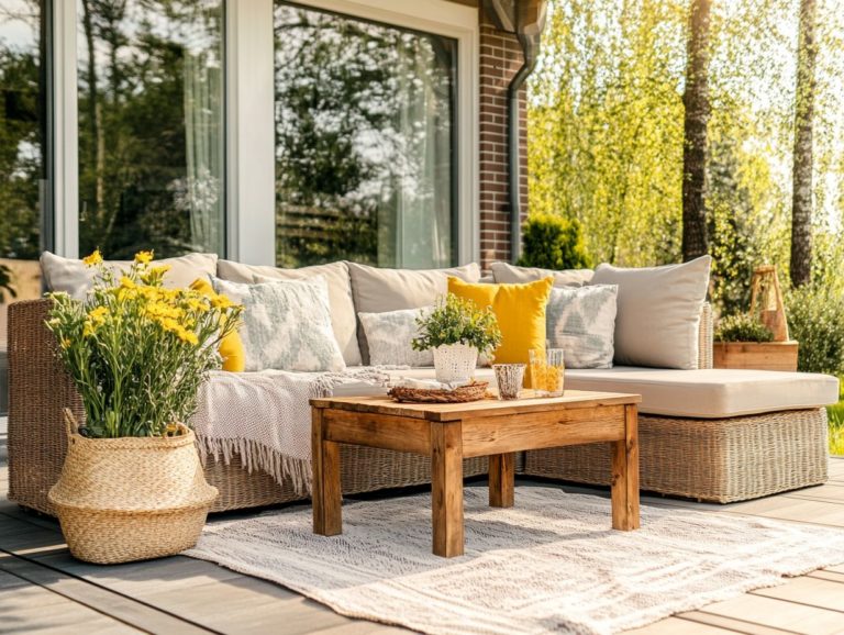 What is the Best Way to Style Outdoor Furniture?