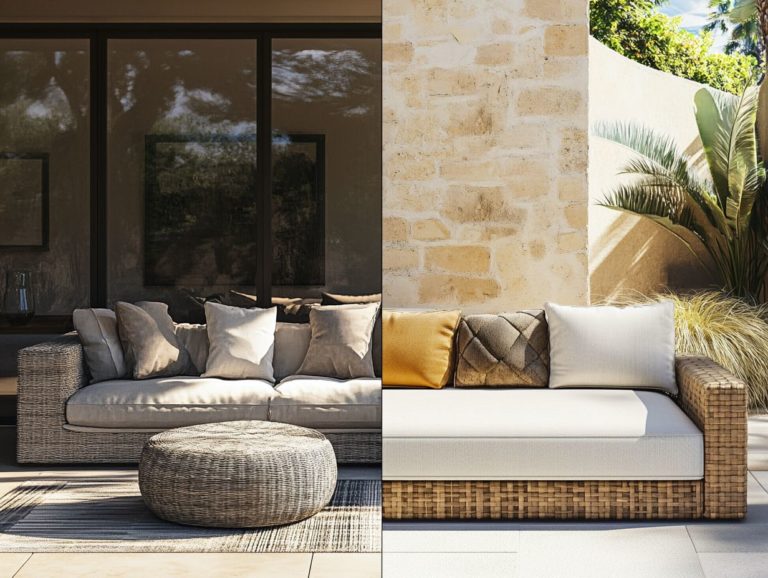 What is the Difference Between Indoor and Outdoor Furniture?