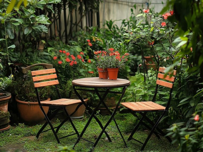 What to Look for in Outdoor Furniture for Tiny Areas