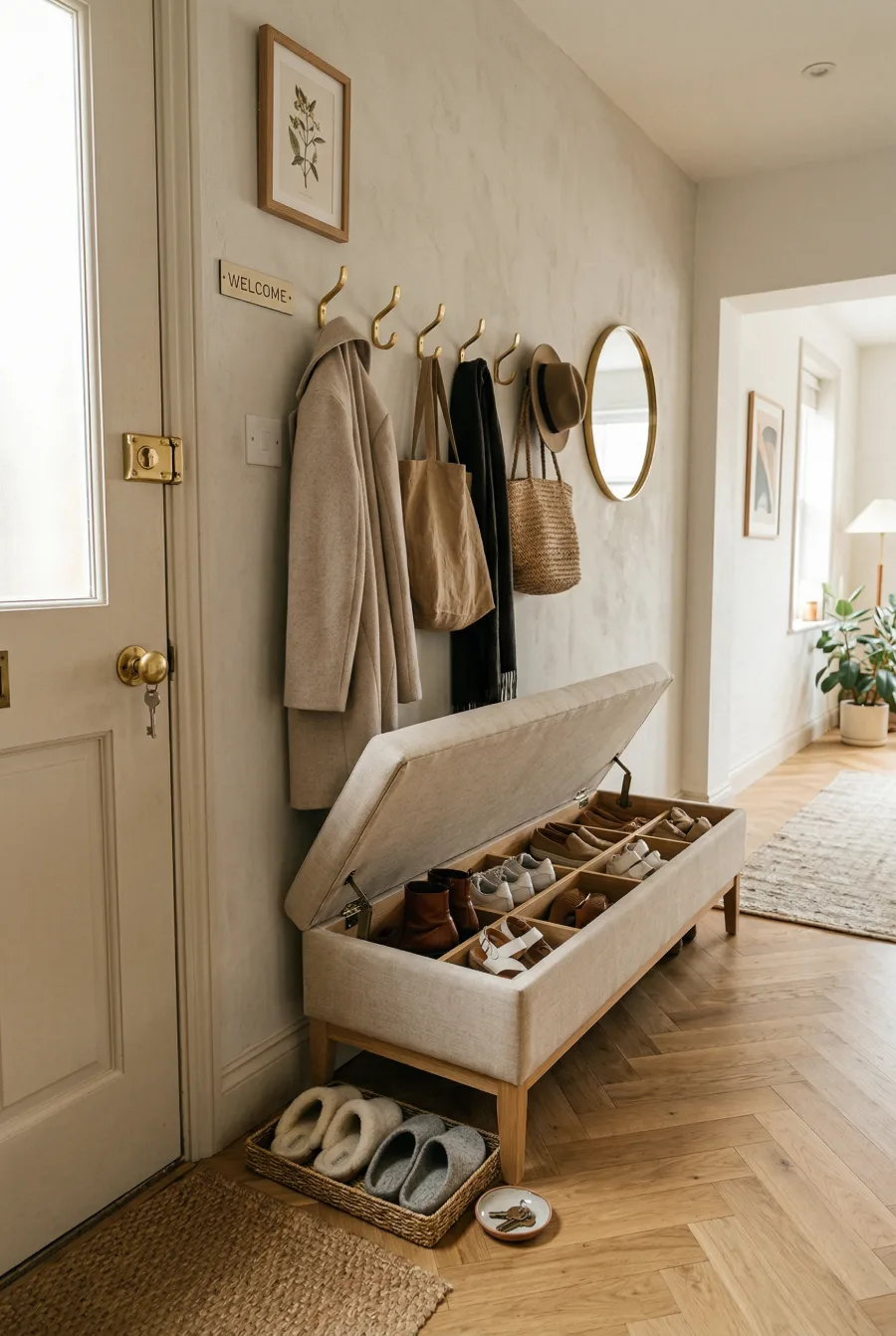 Small Apartment Entryway and Dining Ideas That Make Every Square Foot Count pin1