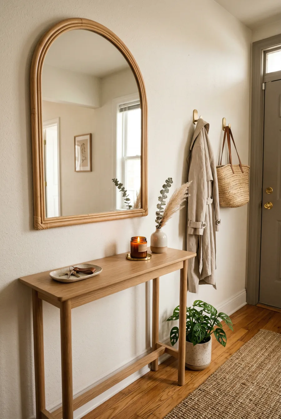 Small Apartment Entryway and Dining Ideas That Make Every Square Foot Count pin2